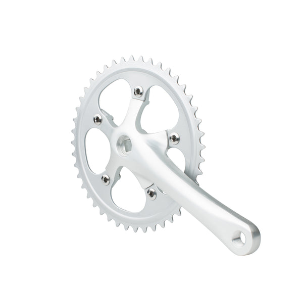 Track Fixed Gear crankset 44t 170mm Silver 6KU Bikes