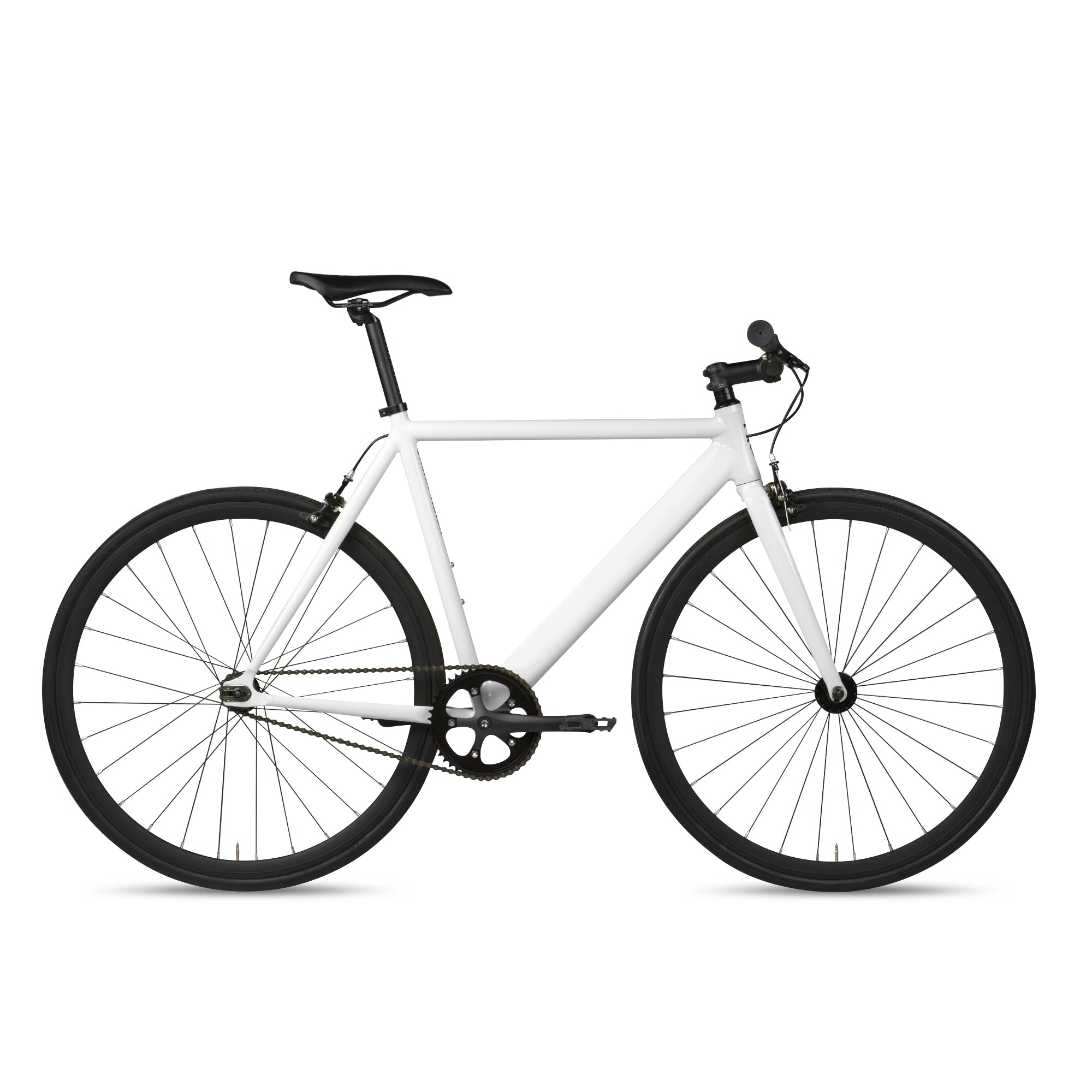 White bikes best sale