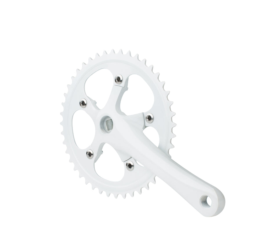 White Track / Fixed Gear Crankset