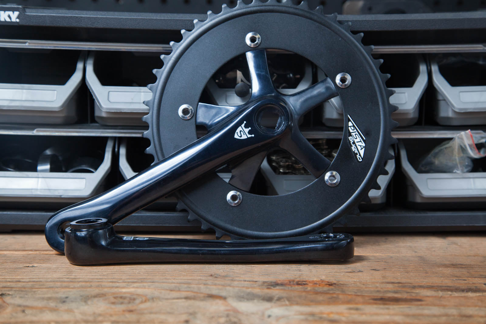 Sugino Pista Crankset 6KU Bikes