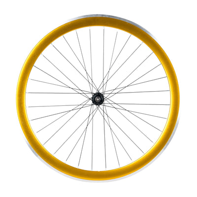 6KU 45mm Deep V Wheelset, 32 Holes,  Anodized Gold