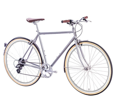 6KU Euclid Mens 8 Speed Hybrid Bike