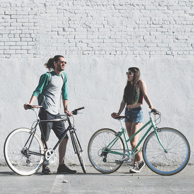 6KU Euclid Mens 8 Speed Hybrid Bike
