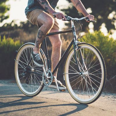 6KU Euclid Mens 8 Speed Hybrid Bike