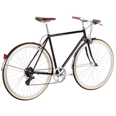 6KU Euclid Mens 8 Speed Hybrid Bike
