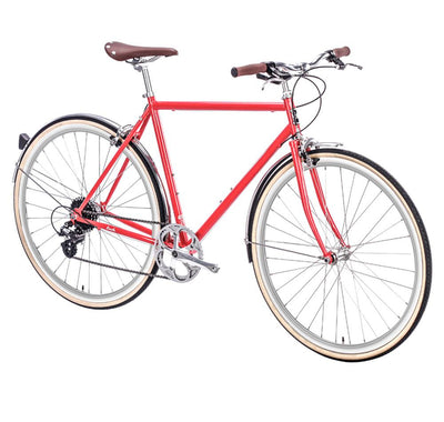 6KU Euclid Mens 8 Speed Hybrid Bike