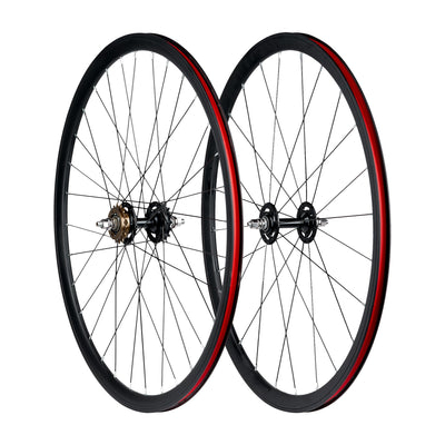 6KU Joytech Fixie Wheelset, Matte Black